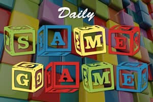 Capa do jogo Daily Same Game