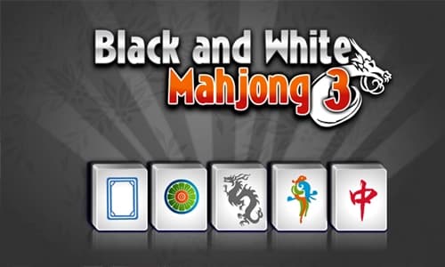 Capa do jogo Black and White Mahjong 3