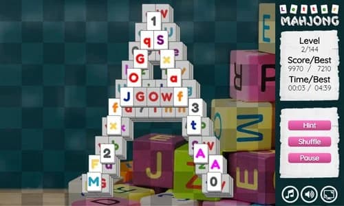 Capa do jogo Letter Mahjong