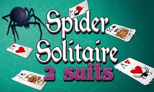 Capa do jogo Spider Solitaire 2 suits