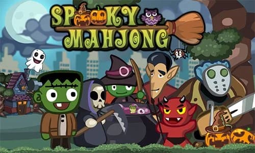 Capa do jogo Spooky Mahjong